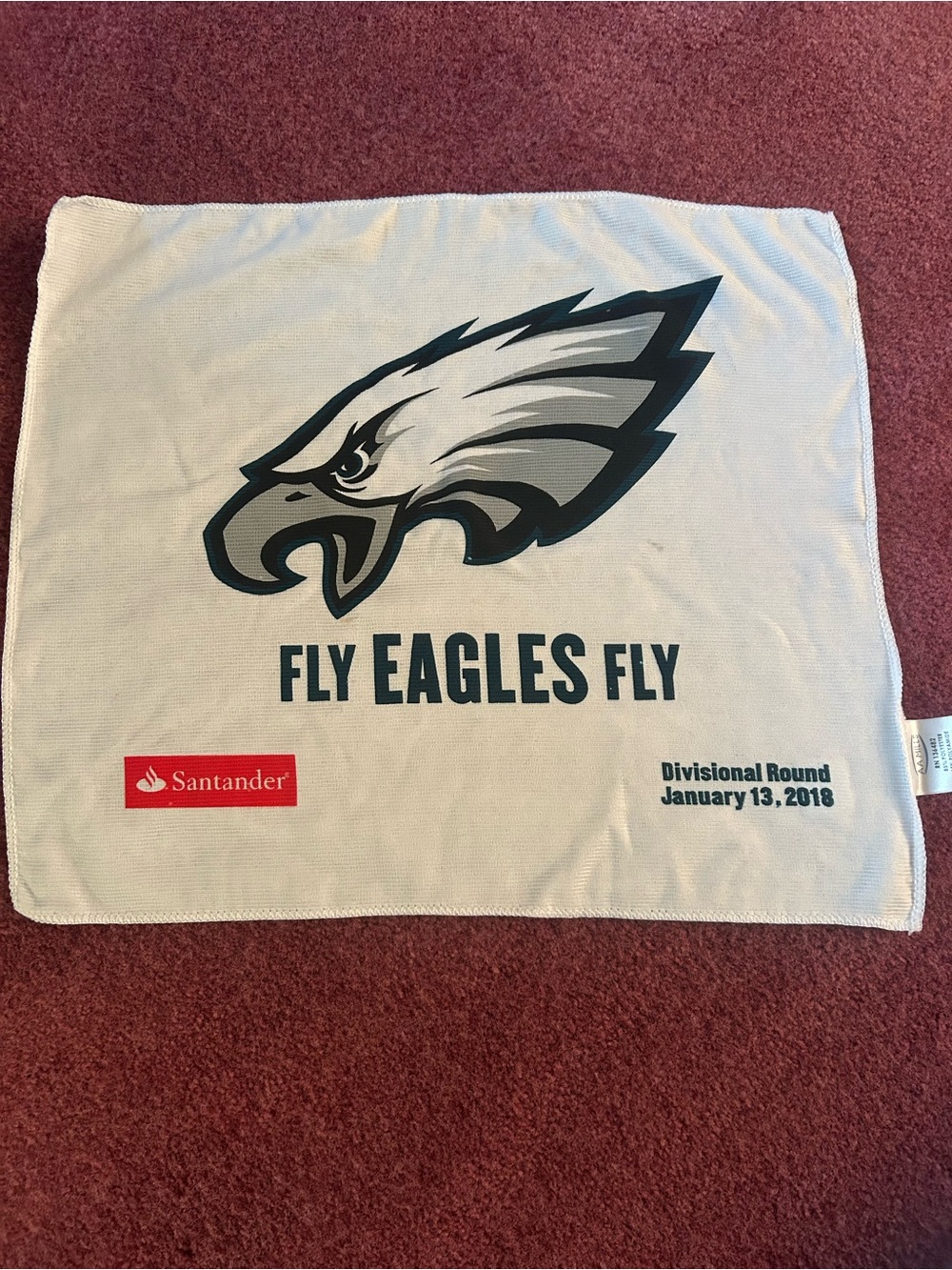 Philadelphia Eagles White Rally Towel - Fly Eagles Fly